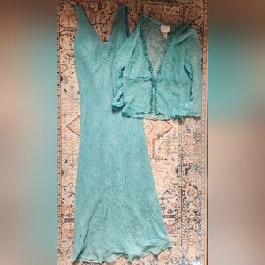 Vintage 90s silk dress